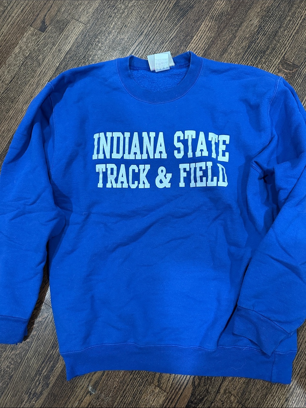 Indiana State Track & Field Blue Crewneck Sweatshirt